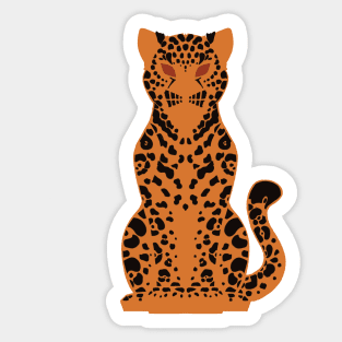 Minimalist Jaguar Sticker